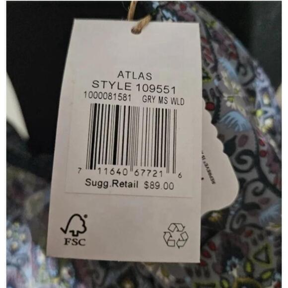 Sakroots Atlas Hobo Bag Vegan Purse Lightweight Spacious Floral Pattern NEW - Picture 2 of 12